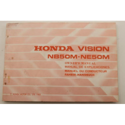 Manuel d'utilisateur HONDA NE 50 M 1985 à 1985