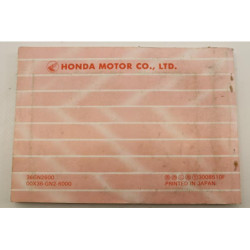 Manuel d'utilisateur HONDA NE 50 M 1985 à 1985