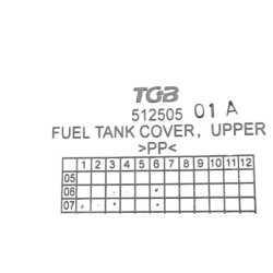 Habillage de réservoir TGB BLADE 550 SE 2011 à 2025