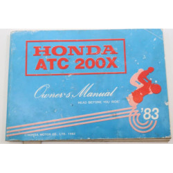 Manuel d'utilisateur HONDA ATC 200 X 1982 à 1983