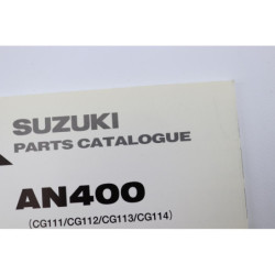 Manuel d'utilisateur SUZUKI UH 400 BURGMAN 2007 à 2010