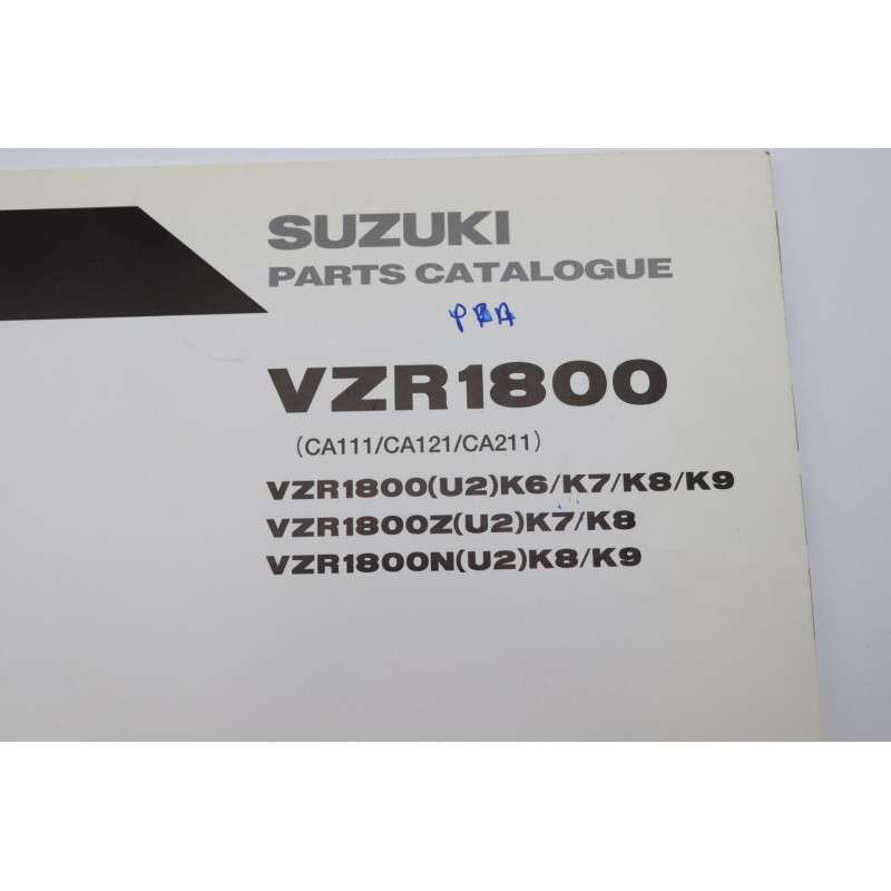 Manuel d'utilisateur SUZUKI VZR 1800 INTRUDER 2006 à 2009