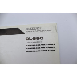 Manuel d'utilisateur SUZUKI DL 650 VSTRORM 2008 à 2011
