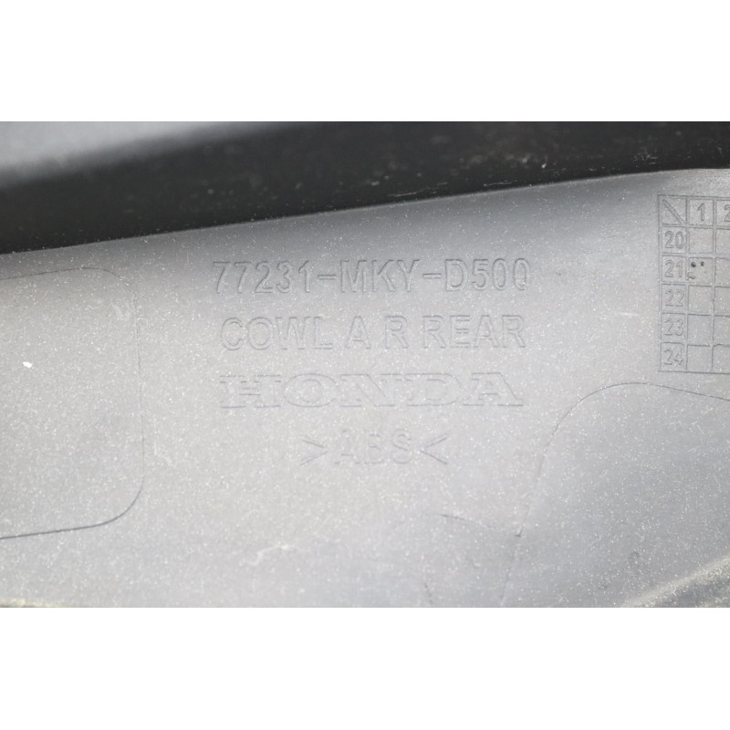 Coque arrière droite HONDA CBR 650 R 2019 à 2023