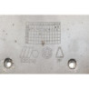 Support de plaque PIAGGIO X8 125 2004 à 2007
