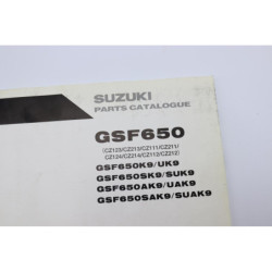 Manuel d'utilisateur SUZUKI GSF 650 BANDIT N 2009 à 2015