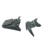 Support de plaque PIAGGIO MP3 400 LT 2008 à 2010